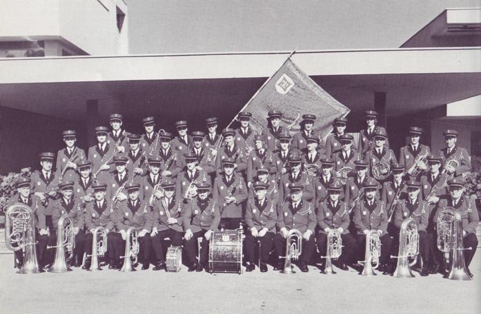 Feldmusik in ihrer neuen Uniform im Jahre 1968