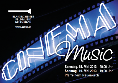 Flyer Cinema Music 2013