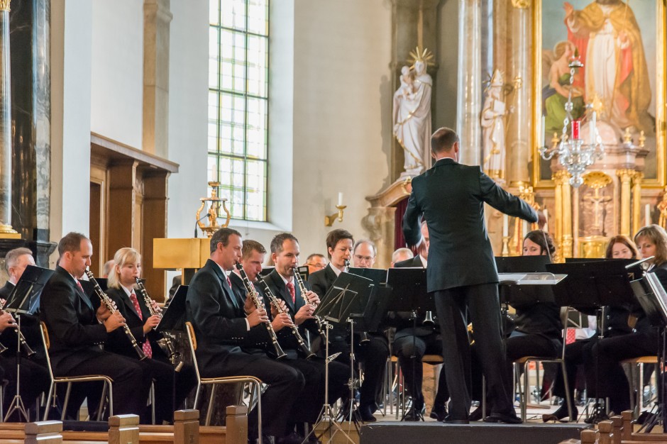 Blasorchester Neuenkirch mit dem neuen Anzug