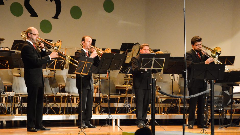 Posaunen Quartett des BlasorchestersNeuenkirch (Foto: Franziska Kaufmann, Sempacher Woche)