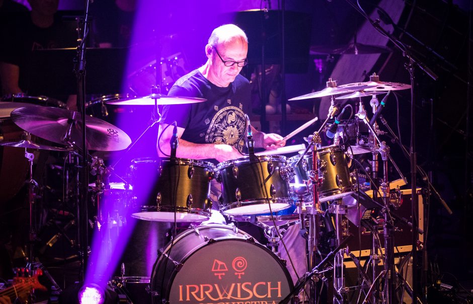 Irrwisch Drummer Josef Kissling. Foto: Thomas Moor.