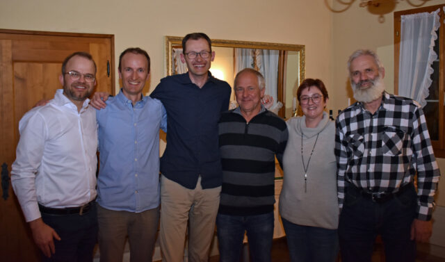 Die «Ausgezeichneten» (v.l.n.r.): Stefan Wigger (Neumitglied), Reto Baumann, Ivo Huwiler, Richi Gebistorf, Patrizia Akermann, Toni Wandeler (es fehlt Roger Meier).