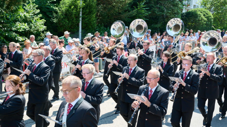 Parademusik am Kantonalen Musikfest 2025 in Sursee